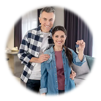 Family with New Home